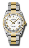 Rolex,Rolex - Datejust 36mm - Steel and Yellow Gold - Diamond Bezel - Watch Brands Direct