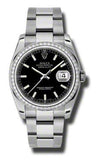 Rolex,Rolex - Datejust 36mm - Steel and White Gold Diamond Bezel - Watch Brands Direct