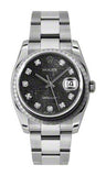 Rolex,Rolex - Datejust 36mm - Steel and White Gold Diamond Bezel - Watch Brands Direct