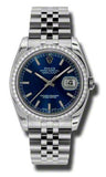 Rolex,Rolex - Datejust 36mm - Steel and White Gold Diamond Bezel - Watch Brands Direct