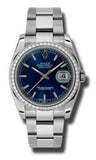 Rolex,Rolex - Datejust 36mm - Steel and White Gold Diamond Bezel - Watch Brands Direct