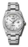 Rolex,Rolex - Datejust 36mm - Steel and White Gold Diamond Bezel - Watch Brands Direct