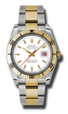 Rolex Datejust 36mm Steel and Yellow Gold Turn O Graph