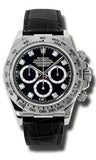 Rolex - Daytona White Gold - Leather Strap - Watch Brands Direct
 - 1