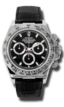 Rolex - Daytona White Gold - Leather Strap – Watch Brands Rolex - Daytona White Gold - Leather Strap – Watch Brands