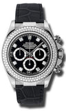 Rolex - Daytona White Gold - Diamond Bezel - Watch Brands Direct
 - 2