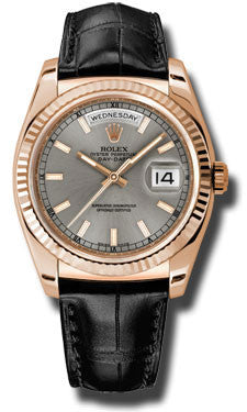 Rolex - Day-Date President Pink Gold - Fluted Bezel