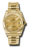 Rolex - Day-Date President Yellow Gold - Domed Bezel - Watch Brands Direct
 - 26