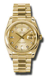 Rolex - Day-Date President Yellow Gold - Domed Bezel - Watch Brands Direct
 - 27
