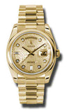 Rolex - Day-Date President Yellow Gold - Domed Bezel - Watch Brands Direct
 - 28