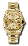 Rolex - Day-Date President Yellow Gold - Domed Bezel - Watch Brands Direct
 - 29