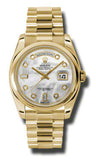 Rolex - Day-Date President Yellow Gold - Domed Bezel - Watch Brands Direct
 - 35