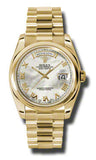 Rolex - Day-Date President Yellow Gold - Domed Bezel - Watch Brands Direct
 - 36