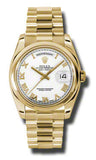 Rolex - Day-Date President Yellow Gold - Domed Bezel - Watch Brands Direct
 - 40