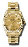 Rolex - Day-Date President Yellow Gold - Fluted Bezel - Watch Brands Direct
 - 26