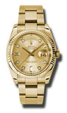 Rolex - Day-Date President Yellow Gold - Fluted Bezel - Watch Brands Direct
 - 6