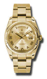 Rolex - Day-Date President Yellow Gold - Fluted Bezel - Watch Brands Direct
 - 8
