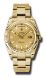 Rolex - Day-Date President Yellow Gold - Fluted Bezel - Watch Brands Direct
 - 9