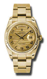 Rolex - Day-Date President Yellow Gold - Fluted Bezel - Watch Brands Direct
 - 10