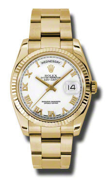 Rolex - Day-Date President Yellow Gold - Fluted Bezel - Watch Brands Direct
 - 1