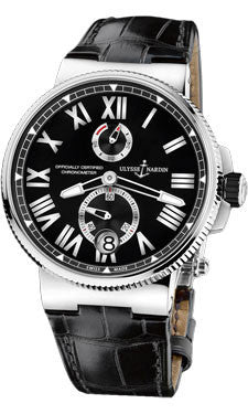 Ulysse Nardin,Ulysse Nardin - Marine Chronometer Manufacture 45mm - Stainless Steel - Watch Brands Direct