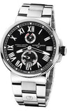 Ulysse Nardin,Ulysse Nardin - Marine Chronometer Manufacture 45mm - Stainless Steel - Watch Brands Direct