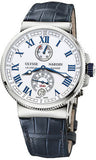 Ulysse Nardin,Ulysse Nardin - Marine Chronometer Manufacture 43mm - Stainless Steel and Titanium - Watch Brands Direct