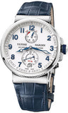 Ulysse Nardin,Ulysse Nardin - Marine Chronometer Manufacture 43mm - Stainless Steel and Titanium - Watch Brands Direct