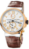 Ulysse Nardin,Ulysse Nardin - Marine Chronometer Manufacture 45mm - Stainless Steel and Rose Gold - Watch Brands Direct