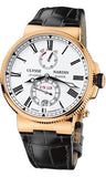 Ulysse Nardin,Ulysse Nardin - Marine Chronometer Manufacture 45mm - Rose Gold - Watch Brands Direct