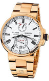 Ulysse Nardin,Ulysse Nardin - Marine Chronometer Manufacture 45mm - Rose Gold - Watch Brands Direct