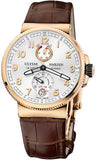 Ulysse Nardin,Ulysse Nardin - Marine Chronometer Manufacture 43mm - Rose Gold - Watch Brands Direct