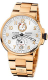 Ulysse Nardin,Ulysse Nardin - Marine Chronometer Manufacture 43mm - Rose Gold - Watch Brands Direct