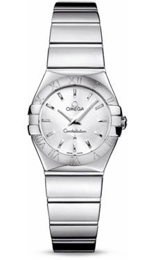 Omega,Omega - Constellation Quartz 24 mm - Polished Stainless Steel - Watch Brands Direct