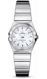 Omega,Omega - Constellation Quartz 24 mm - Polished Stainless Steel - Watch Brands Direct