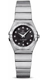 Omega,Omega - Constellation Quartz 24 mm - Brushed Stainless Steel - Watch Brands Direct