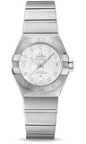 Omega,Omega - Constellation Co-Axial 27 mm - Brushed Stainless Steel - Watch Brands Direct
