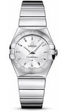 Omega,Omega - Constellation Quartz 27 mm - Polished Stainless Steel - Watch Brands Direct