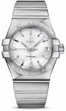Omega,Omega - Constellation Quartz 35 mm - Brushed Stainless Steel - Watch Brands Direct