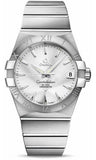 Omega,Omega - Constellation Co-Axial 38 mm - Brushed Stainless Steel - Watch Brands Direct