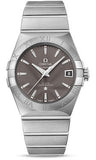 Omega,Omega - Constellation Co-Axial 38 mm - Brushed Stainless Steel - Watch Brands Direct