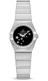 Omega,Omega - Constellation Quartz 24 mm - Brushed Stainless Steel - Watch Brands Direct
