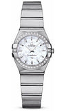 Omega,Omega - Constellation Quartz 24 mm - Brushed Stainless Steel - Watch Brands Direct