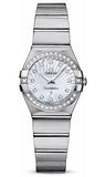 Omega,Omega - Constellation Quartz 24 mm - Brushed Stainless Steel - Watch Brands Direct