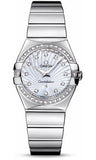 Omega,Omega - Constellation Quartz 27 mm - Polished Stainless Steel - Watch Brands Direct