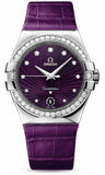 Omega,Omega - Ladies Constellation Quartz 35 mm - Brushed Stainless Steel - Watch Brands Direct