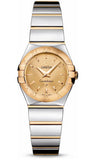 Omega,Omega - Constellation Quartz 24 mm - Polished Steel and Yellow Gold - Watch Brands Direct