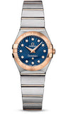 Omega,Omega - Constellation Quartz 24 mm - Brushed Steel and Red Gold - Watch Brands Direct