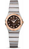 Omega,Omega - Constellation Quartz 24 mm - Brushed Steel and Red Gold - Watch Brands Direct