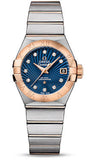 Omega,Omega - Constellation Co-Axial 27 mm - Brushed Steel and Red Gold - Watch Brands Direct